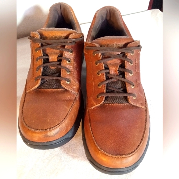 New Balance MD1700BR Mens Brown Leather Walking Shoes Mens Size 11.5 2E Wide - Picture 1 of 8